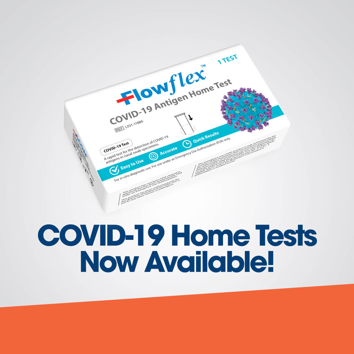Flowflex at-home COVID-19 test kit
